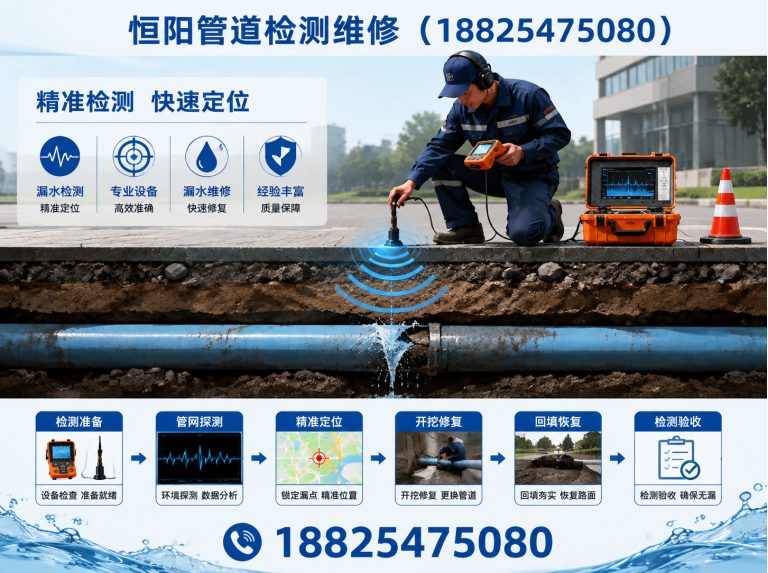 惠城区管道漏水检测展示图